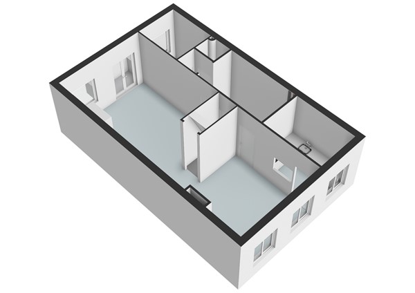 Floorplan - Plantsoen 15A, 2311 KE Leiden